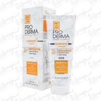 کرم ضد آفتاب کرم پودری مینرال SPF40 پوست حساس سانوست پرودرما 40 میل